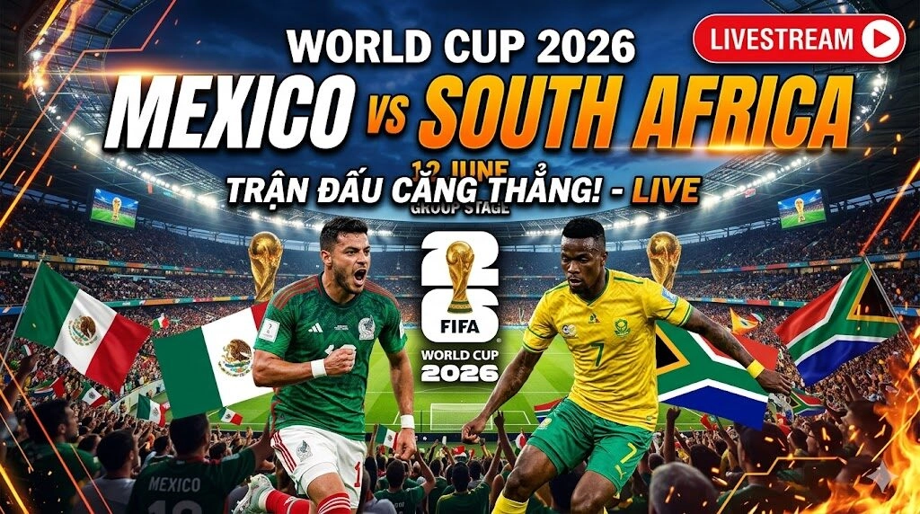 Soi kèo trận đấu Mexico vs Nam Phi ngày 12/6 tại World Cup 2026
